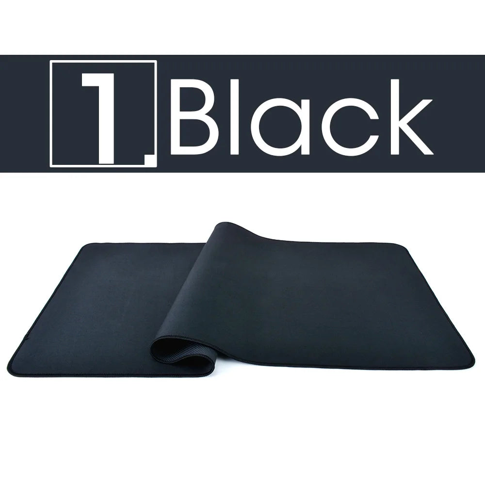 Large Gaming Mouse Pad Computer Mousepad Waterproof Multi-size Anti-slip Natural Rubber Desk Mat with Locking Edge Play