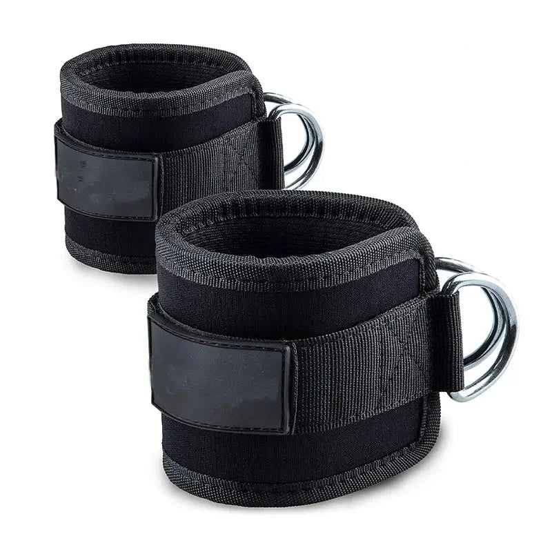 1Pc Padded Ankle Straps Ankle Straps for Cable Machines Single/Double D-Ring Fitness Ankle Cuffs for Leg Extensions