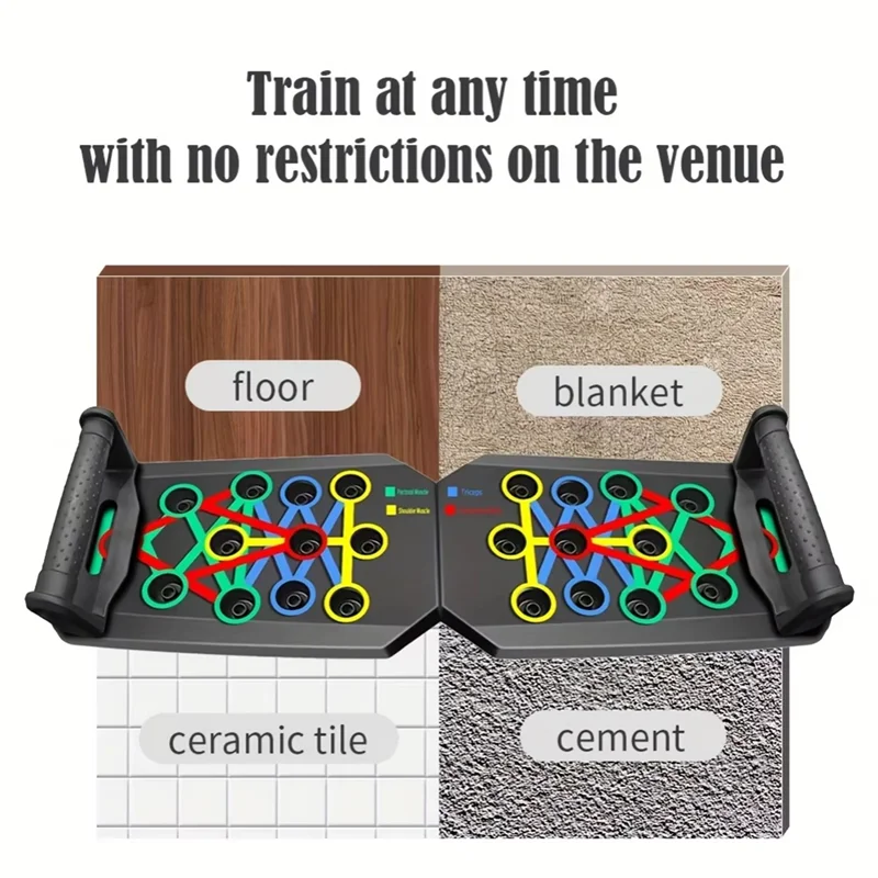 ABLP Portable Folding Push-Up Board