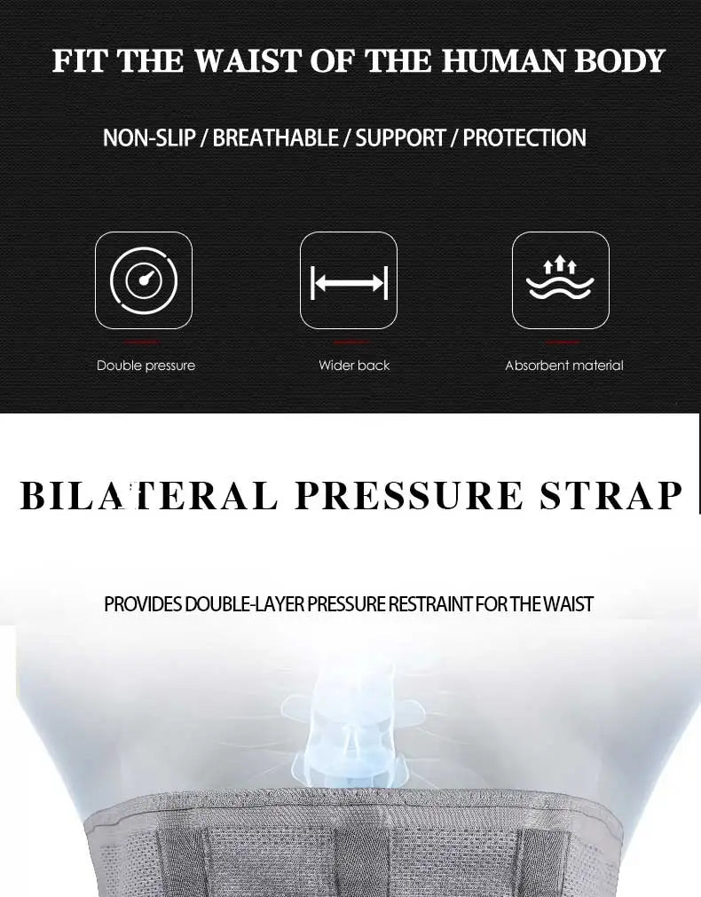 Adjustable Fitness Waist & Back Support Belt
