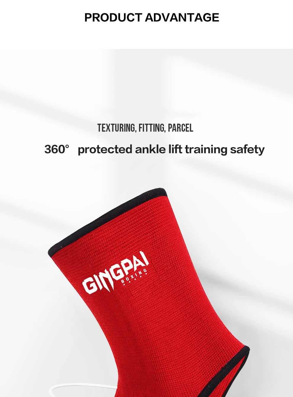 2pcs Boxing Ankle Brace Stretch Breathable Fighting Foot Protector Thai Combat Ankle Compression Socks Boxing Training Socks