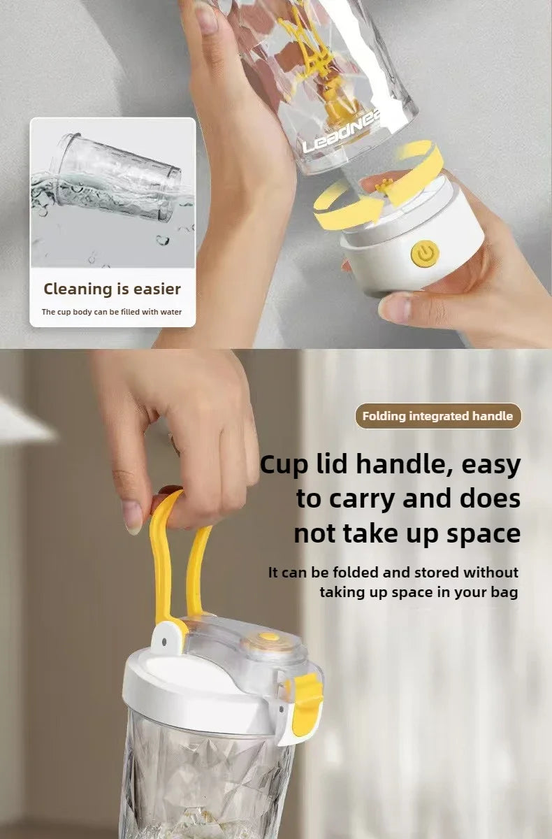 Electric Protein Powder Mixing Cup Automatic Shaker Bottle Mixer Shake Bottle Milk Coffee Blender Kettle fro Kitchen Accessories