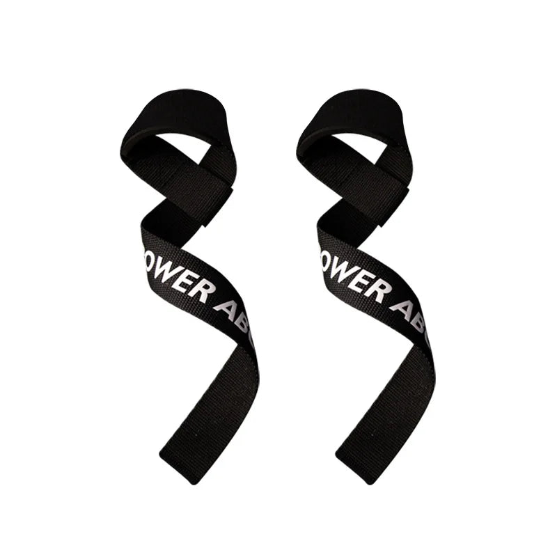 1Pair Gym Lifting Straps Deadlift Fitness Gloves Weight Lifting Anti-slip Hand Grips Wrist Straps Support Powerlifting Training