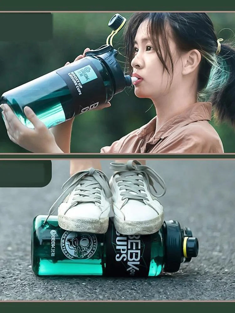 Sturdy 2L 3L Larger Gym Water Bottl for Sport Water Bottle with Straw School BPA FREE Waterbottle Drink Bottles Travel Kettle
