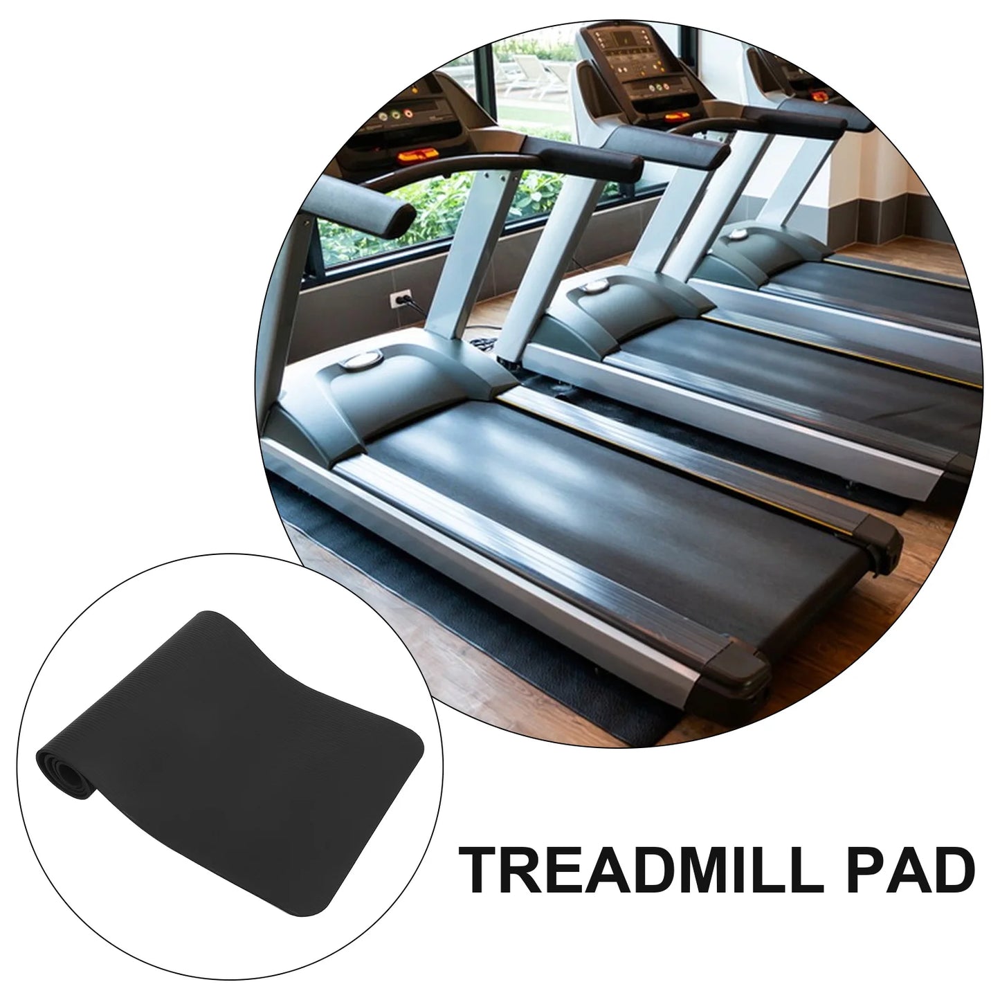 Treadmill Mat Treadmill Floor Rubber cushion Treadmill Accessory Treadmill Protector Pad Gym Fitness durable Exercise Equipment