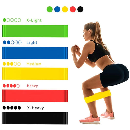TPE Resistance Bands Fitness Rubber Loops Band Set Strength Training Workout Expander Yoga Gym Equipment Elastic Exercise Band