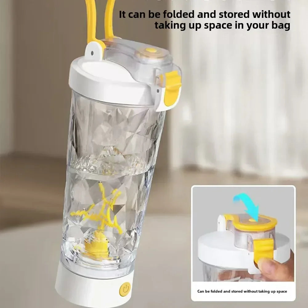 Electric Protein Powder Mixing Cup Automatic Shaker Bottle Mixer Shake Bottle Milk Coffee Blender Kettle fro Kitchen Accessories