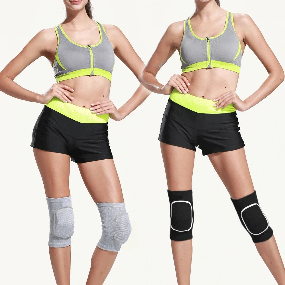 1Pair Sports Knee Pads for Men Women Sport Compression Knee Brace for Dance Yoga Volleyball Football Running Cycling Tennis