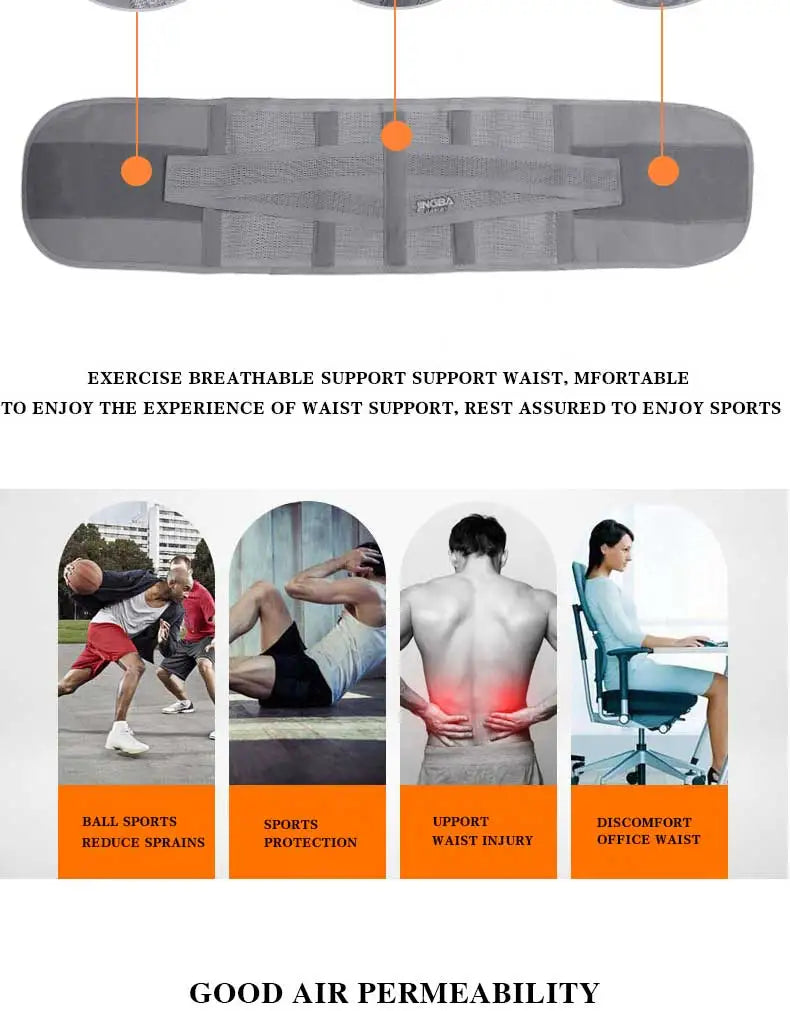 Adjustable Fitness Waist & Back Support Belt