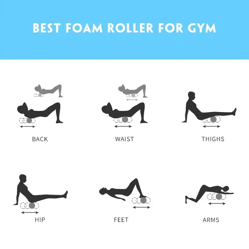 High-Density Foam Massage Roller – Muscle Recovery & Deep Tissue Therapy
