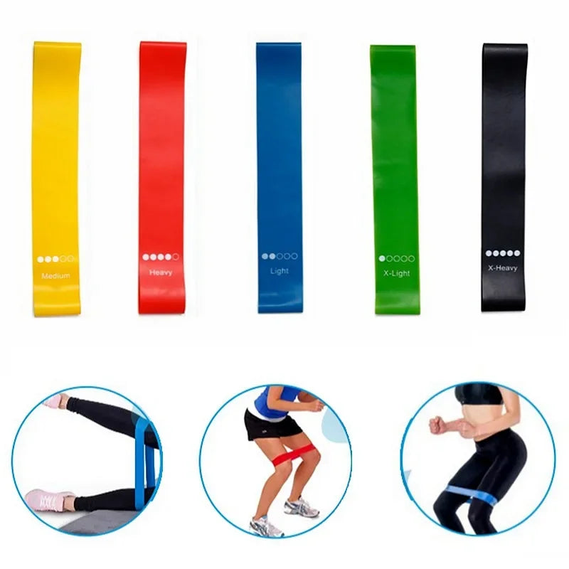 TPE Resistance Bands Fitness Rubber Loops Band Set Strength Training Workout Expander Yoga Gym Equipment Elastic Exercise Band