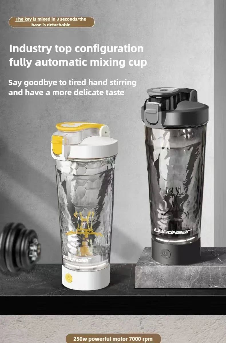 Electric Protein Powder Mixing Cup Automatic Shaker Bottle Mixer Shake Bottle Milk Coffee Blender Kettle fro Kitchen Accessories