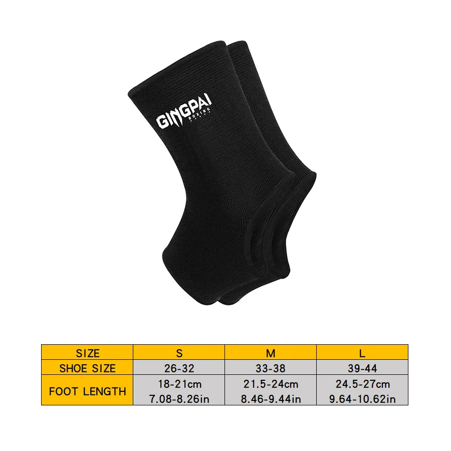 2pcs Boxing Ankle Brace Stretch Breathable Fighting Foot Protector Thai Combat Ankle Compression Socks Boxing Training Socks