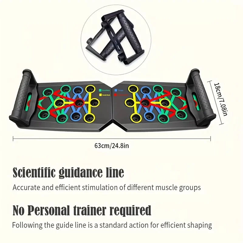 ABLP Portable Folding Push-Up Board