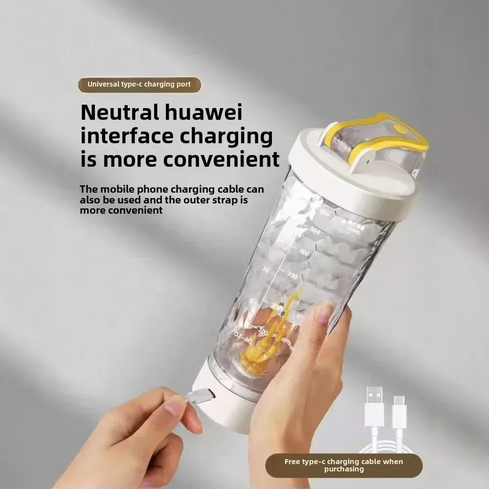 Electric Protein Powder Mixing Cup Automatic Shaker Bottle Mixer Shake Bottle Milk Coffee Blender Kettle fro Kitchen Accessories