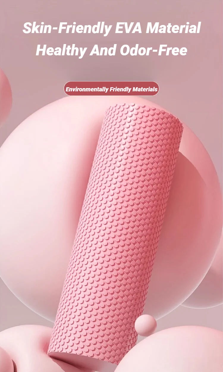 Yoga Roller Round EVA Foam Cylinder For Pilates Exercise Enhanced Home Workouts Column Massage Muscle Fitness Gym Sport